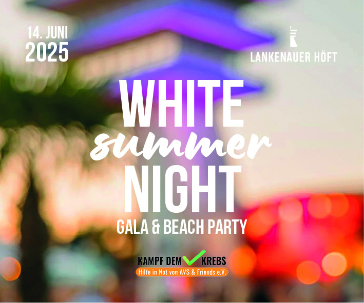 EIN SOMMERABEND FÜR DEN GUTEN ZWECK. WHITE SUMMER NICHT 2025